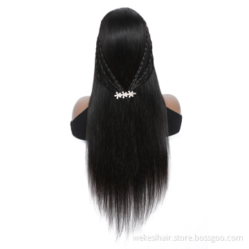 Bundle Hair Vendors Virgin Cuticle Aligned Brazilian Hair Best Wholesale Brazilian HD Lace Front Human Hair Wigs For Black Women